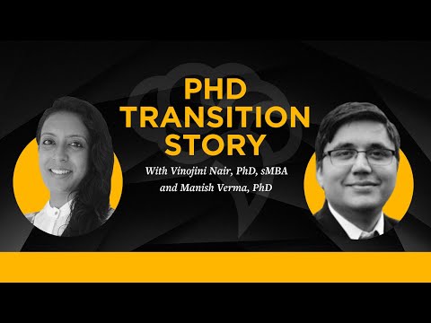 PhD Transition Story: Manish Verma
