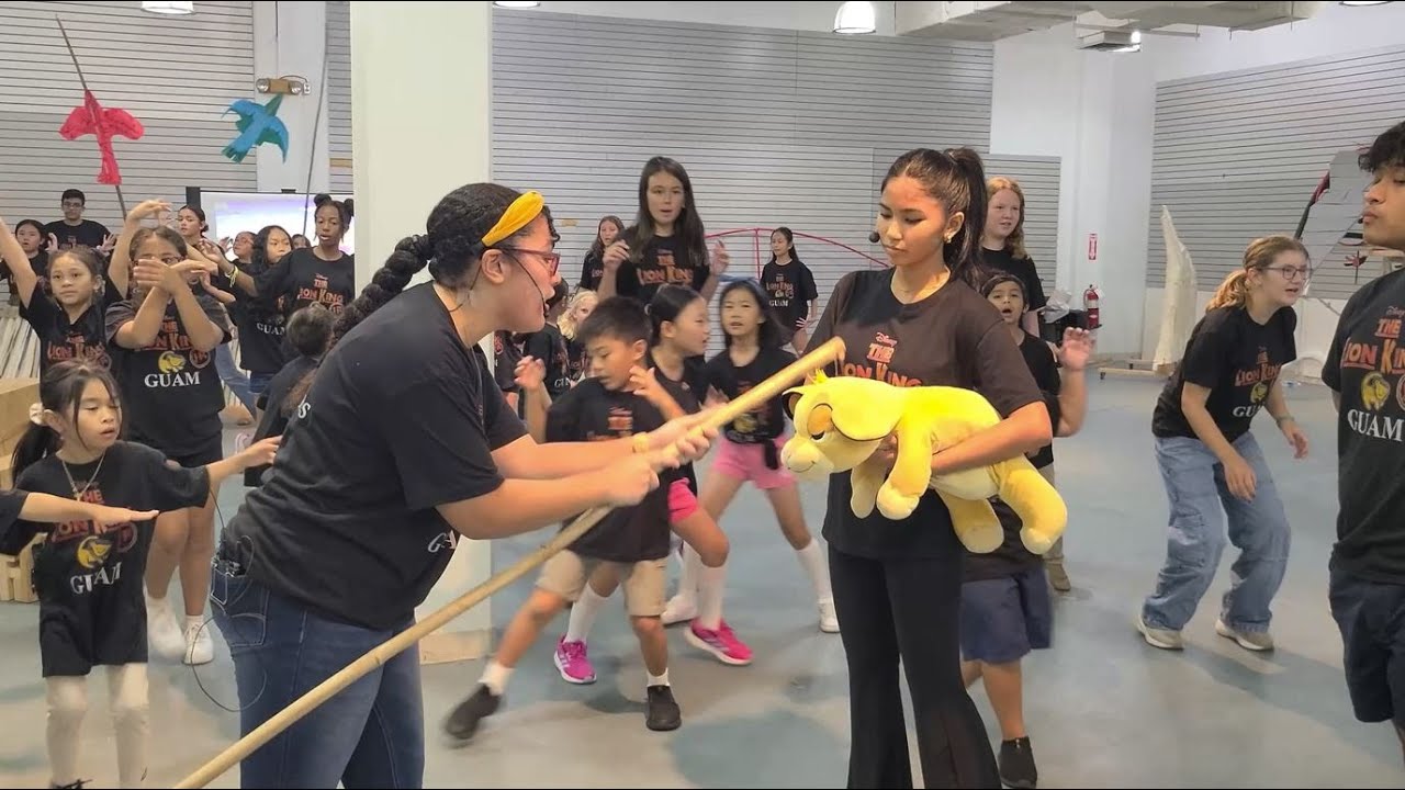 Ensemble cast of nearly 100 Guam kids performs The Lion King, Jr