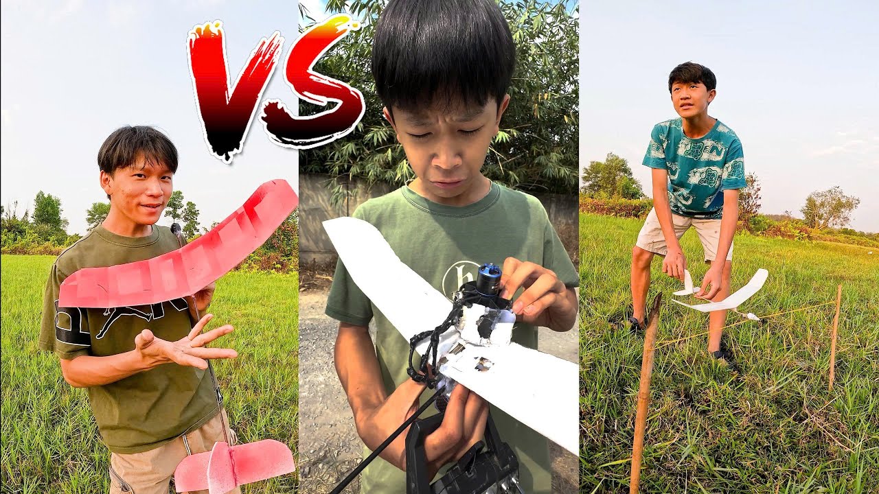 Full tập máy bay thái - Trận chiến Hùng Siêu Báo vs Bé Hưng | Ai là trùm máy bay thái?