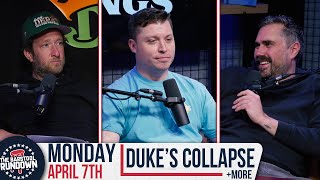 Dave Portnoy, Big Cat & Rico Bosco React to Duke's Collapse - Barstool Rundown - April 7th, 2025