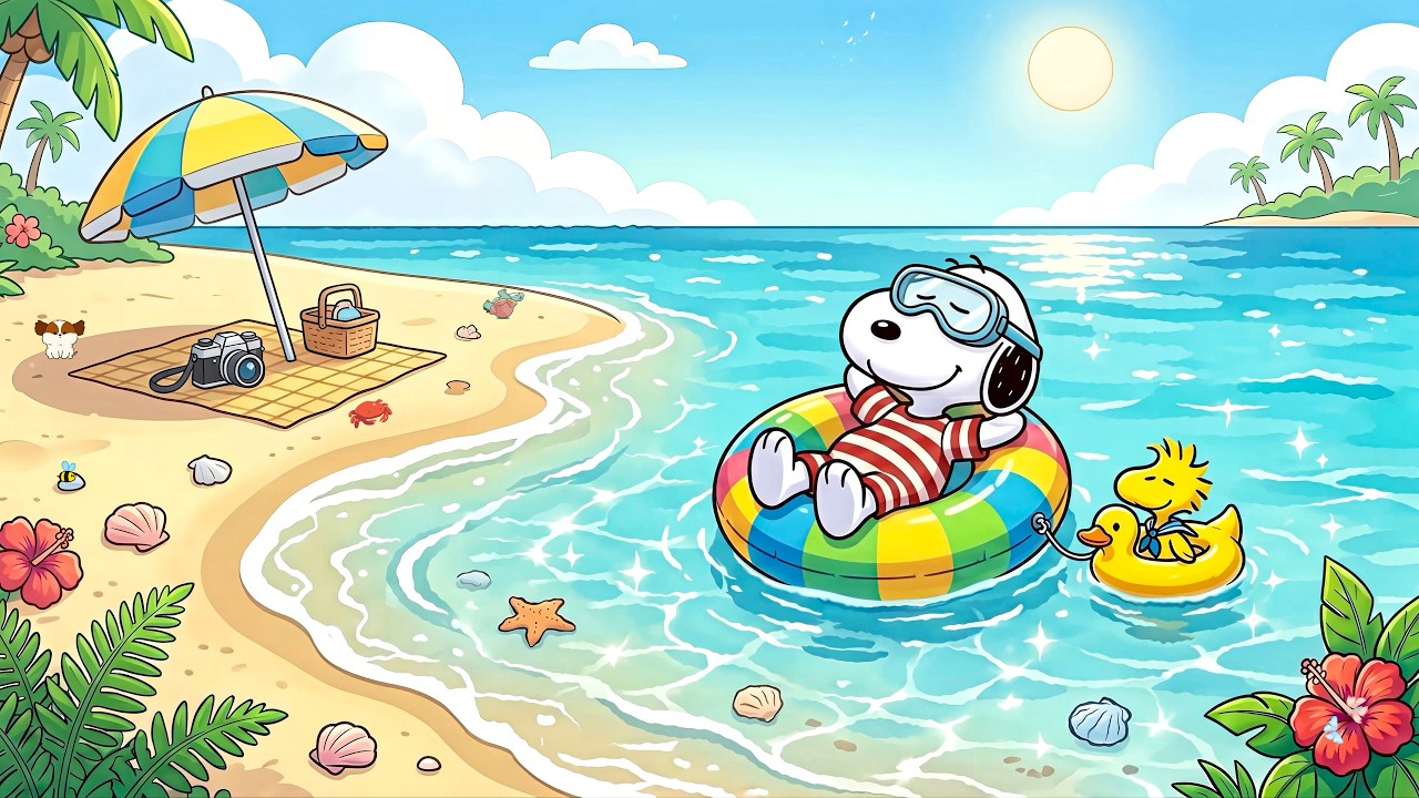 Obejrzyj Snoopy's Sunny Ocean Chilling 🌊🛟 Soothing Ocean Jazz for Relax, Stress Relief & Calm Moments w YouTube Obejrzyj Snoopy's Sunny Ocean Chilling 🌊🛟 Soothing Ocean Jazz for Relax, Stress Relief & Calm Moments w YouTube