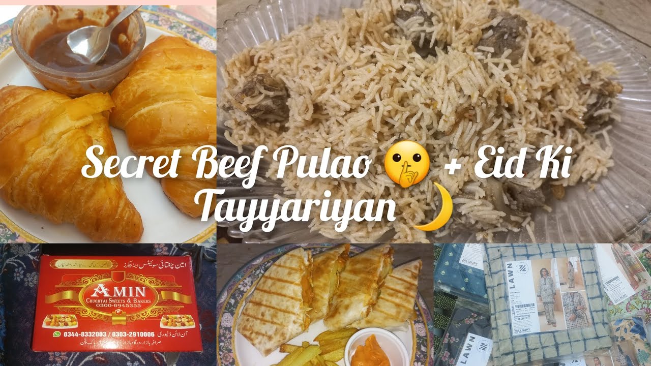 Eid Ki Tayyariyan Start | Secret Beef Pulao & Special Breakfast | Life With Shree