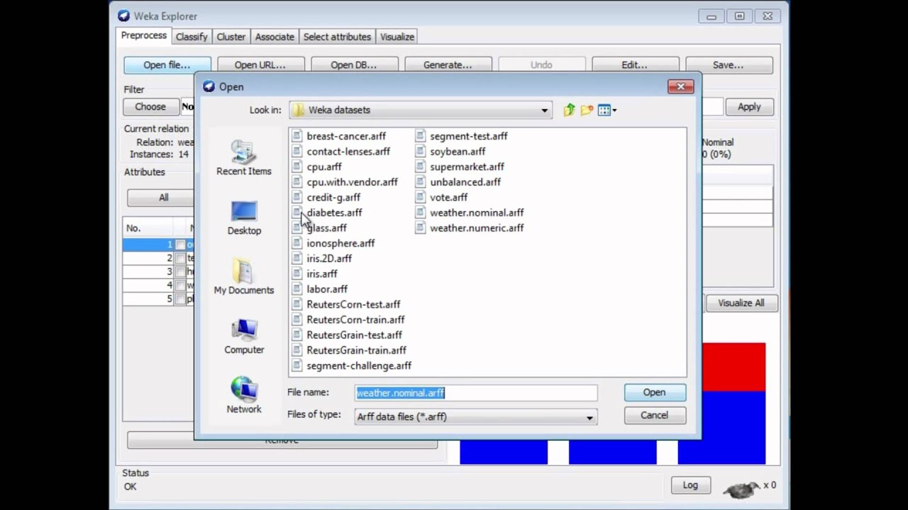 Data Mining with Weka (3.5: Pruning decision trees)