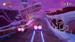 Gingerbread Joyride Oxide / N. Tropy Time Trial | 1:55.94 (Accel) | Crash Team Racing: Nitro Fueled
https://www.patreon.com/iTheDashy
https://www.twitch.tv/iTheDashy
https://www.twitter.com/iTheDashy
This might be a day 1 acceleration World Record. I dunno, dont see any other acceleration players with a better time posted yet, but its improvable either way. Lap 3 felt really sloppy. Overall the beginning section of lap 2 and 3, and the big right sweeper between the 2 shortcuts could be cleaned up a ton, but Im pretty satisfied with this for a day one time.
This track is the best DLC track Beenox has put out yet. Its technical, has multiple *real* shortcuts (not just corner cuts), you can make aforementioned shortcuts without blue fire, and honestly the blue fire feels pretty balanced on this track simply because of how technical the track is. 1st shortcut is pretty hard, but you can play it pretty safe to avoid invisible walls and be fine. Theres also corner cuts which are pretty satisfying. The jellies at the end are kinda annoying but didnt cause too many issues for me.
Also sorry I never uploaded anything about Koala Carnival but that track was terrible so im not actually sorry lol. Gingerbread Joyride Oxide / N. Tropy Time Trial | 1:55.94 (Accel) | Crash Team Racing: Nitro Fueled
