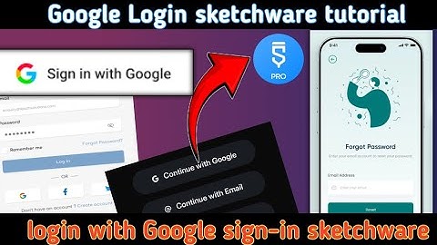 Google sign-in sketchware tutorial 2025#sketchware #login #google