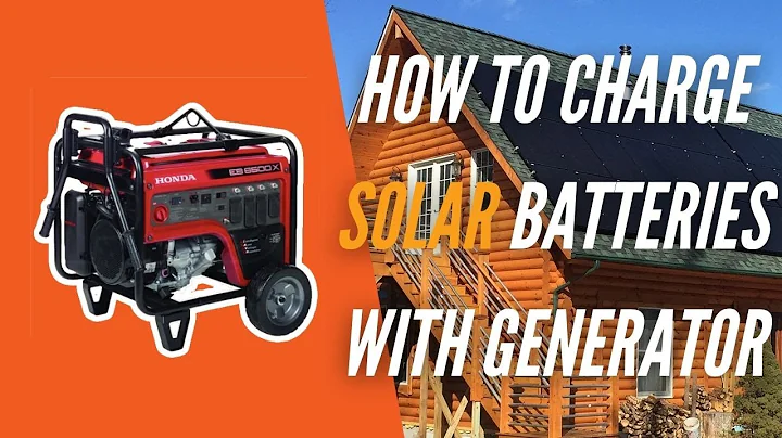 Maximize Solar Power: Charge Batteries with a Generator