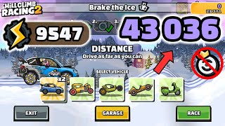 43036 points (9547gp) NO MASTERY in Brake The Ice Team Event - Best Runs - Hill Climb Racing 2