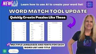 🧩 Updated Word Match Tool: Math & Language Puzzles 🌐 screenshot 3