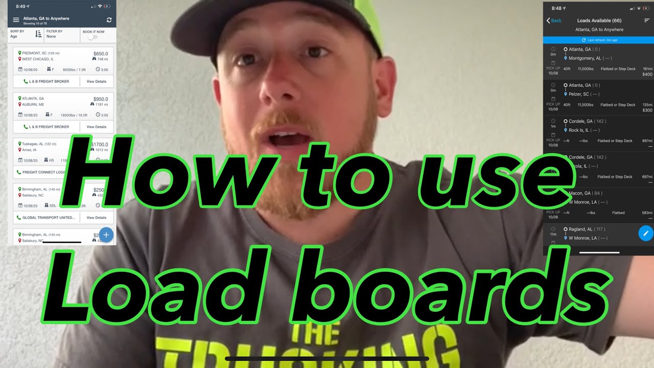 Dat load Board. Truckstop loadboard. Van Hotshot loads.
