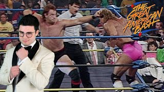 Lex Luger faces a young Undertaker | NWA U.S. Title Match: WCW Great American Bash 1990 (Commentary)