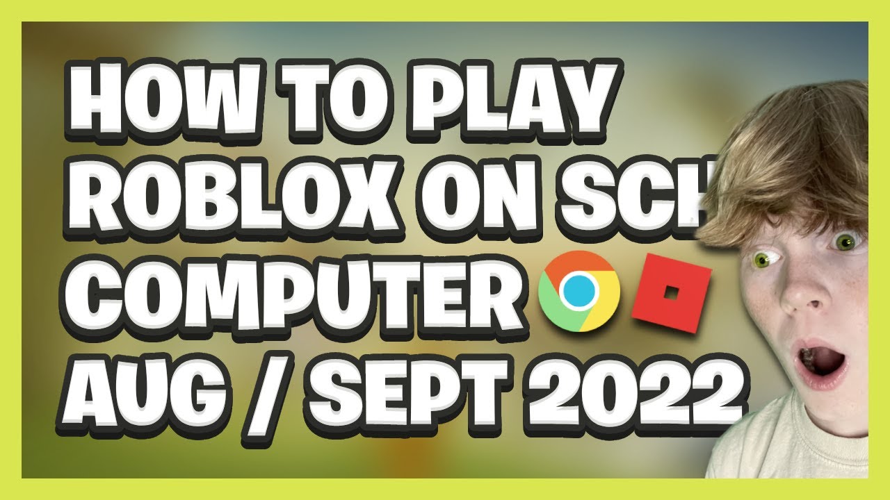 How To PLAY ROBLOX ON SCHOOL CHROMEBOOK