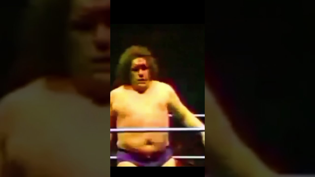 Andre the Giant vs blackjack Mulligan (portrait view only way allowed on YouTube)