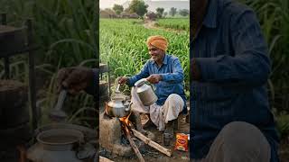 खेत में बनी देसी चाय! 😲 किसान भाई का जबरदस्त जुगाड़ 🔥