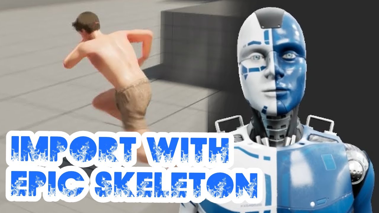 Import Basic Human into Unreal (Epic Skeleton Tutorial)