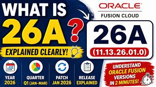 What is 26A in Oracle Fusion? 🤔 Year, Quarter & Version Explained!