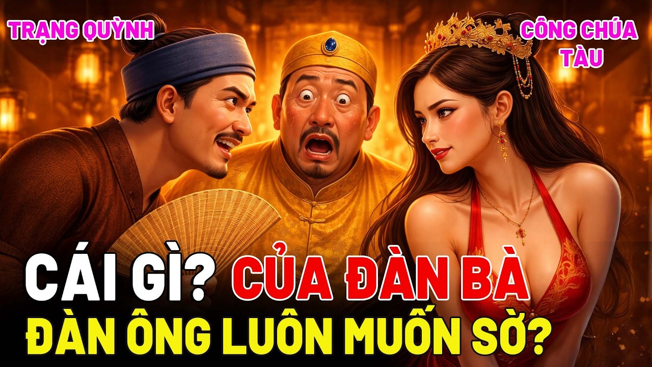 Cái Gì Của Đàn Bà Khiến Đàn Ông Nghe Là Muốn Sờ? – Trạng Quỳnh Khiến Cả Triều Đình NÍN LẶNG!