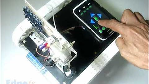 War Field Spying Robot With Night Vision Wireless Camera By Android Applications