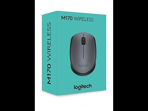 Logitech m170 wireless mouse unboxing and review