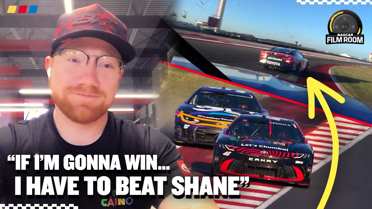 Tyler Reddick Breaks Down Epic Battles With SVG, Blaney at COTA | NASCAR Film Room