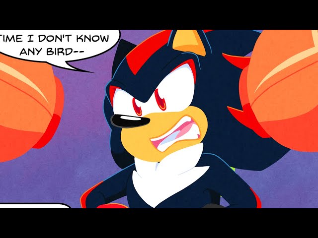 Me(cartoon girl): hahaha sonic ur face bro Sonic : shut up is just i never  know shadow puts on make up Shad…