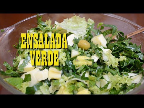 Video: Cómo Hacer Una Ensalada Verde