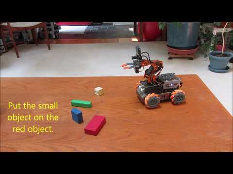 Block Stacking with a Small Robot