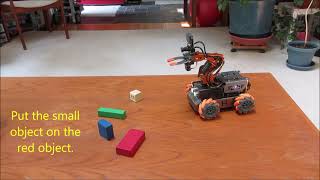 Block Stacking with a Small Robot