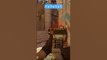 Anubis 1v4 clutch #1v4 #cs2