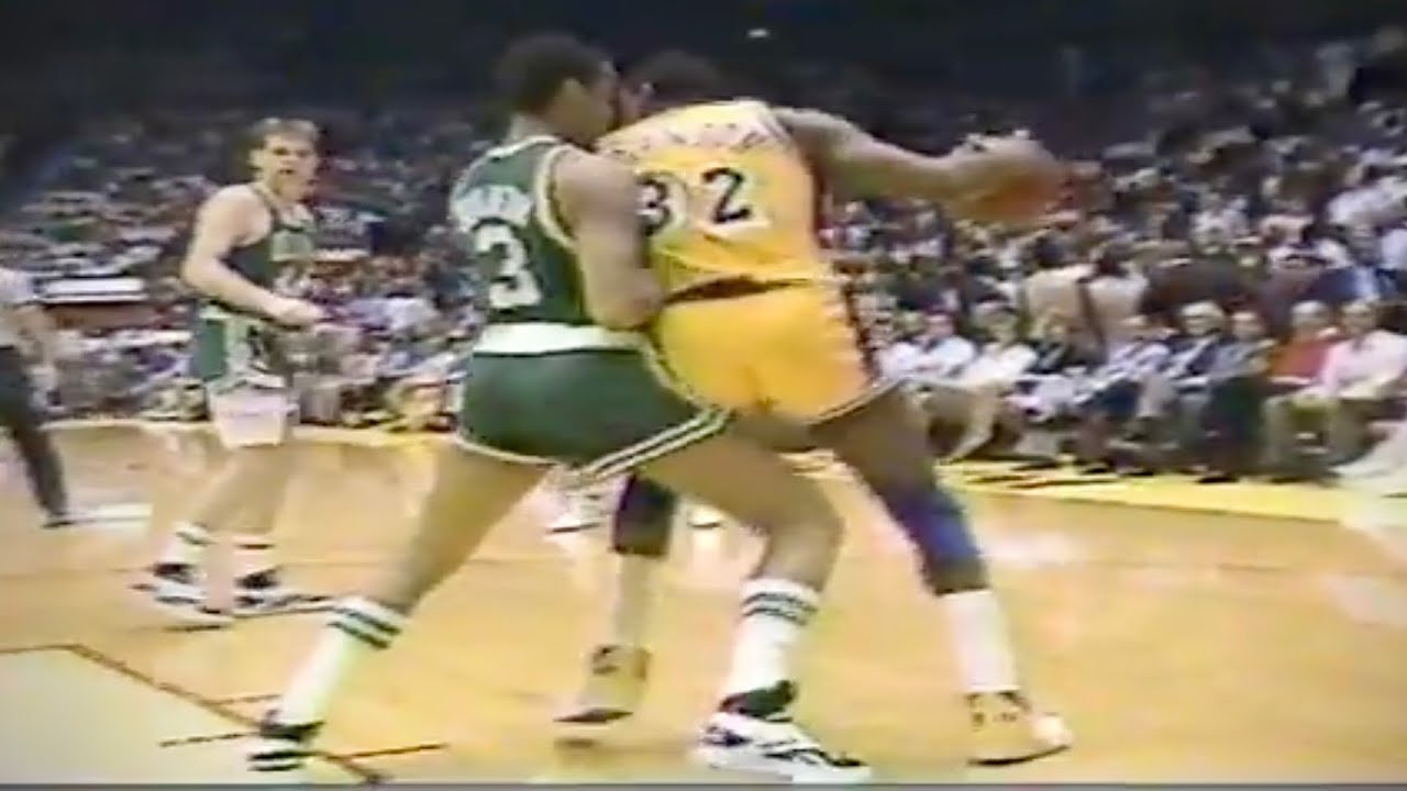 Magic Johnson 1987 Finals: 29pts 13ast 8rb (Game 1) Highlights vs. Celtics