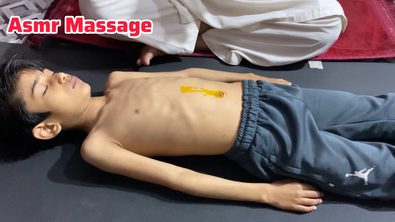 So Relaxing You’ll Fall Asleep in Minutes | ASMR Massage || Dad-Son Massage 