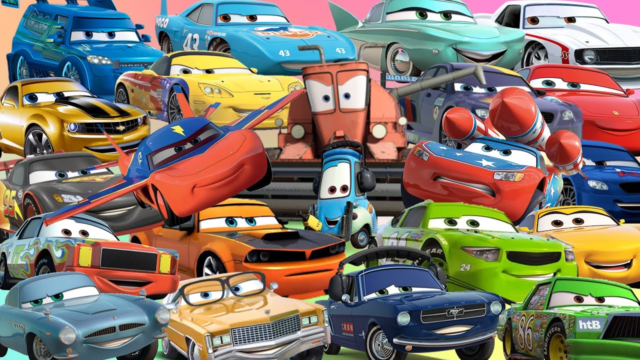 Looking For Disney Cars Lightning McQueen, Wrong Head Disney Cars, Rescue Squad Mater, Doc Hudson