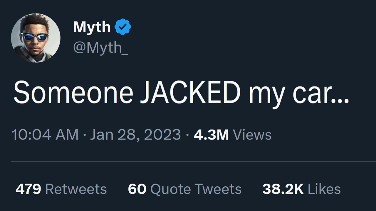 Myth Stole His Own Car