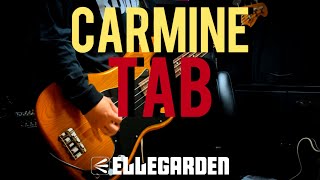 【TAB】カーマイン(CARMINE)/ELLEGARDEN【Bass Cover】【ベース弾いてみた】【ONE PIECE ワンピース】【TAB タブ譜】 Tapi