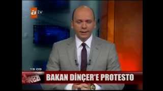 Milli Eğitim Bakanı Ömer Dinçer Ankarada Öğretmenler Tarafından Protesto Edildi - Atv