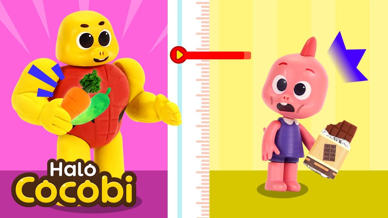 Ayo Makan Sehat! | Lagu Kebiasaan Baik Anak | Kids Songs | Halo Cocobi Bahasa Indonesia
