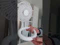 TESECU USB Ventilatore da Tavolo, SUPERWOW SILENZIOSO, PIEGHEVOLE, CON CARICA USB A 3 VELOCITA'
