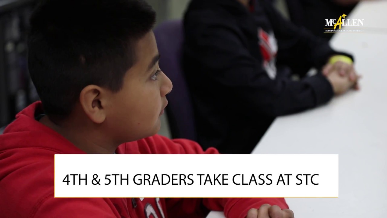 Elementary students take computer class at South Texas College 