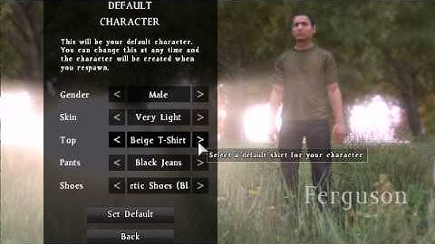 DayZ Character Creation Preview