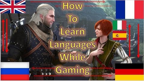 How to exploit singleplayer games to self-study languages