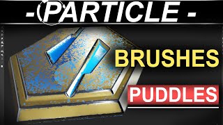 Substance-Painter: Particle Brushes (PUDDLES!!)