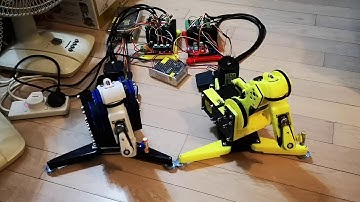 6 DoF 3D printed robot arm twin demo test