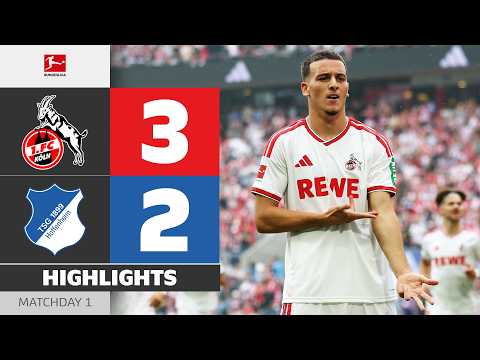 El Mala And Dallinga Secure Win! | 1. FC KÖLN - HOFFENHEIM | Highlights | Matchday 1 – Bundesliga