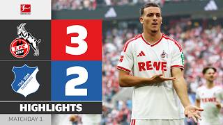 El Mala And Dallinga Secure Win! | 1. FC KÖLN - HOFFENHEIM | Highlights | Matchday 1 – Bundesliga