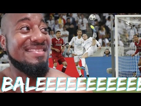 Gareth Bale Bicycle Kick Champions League Final vs Liverpool Reaction vlogs in spanish