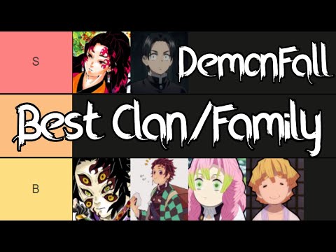 My NEW Clan/Family Tier List In DemonFall, The Best Clans In DemonFall