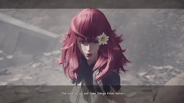 NieR Automata Gameplay - 9S Hacking Into The Tower