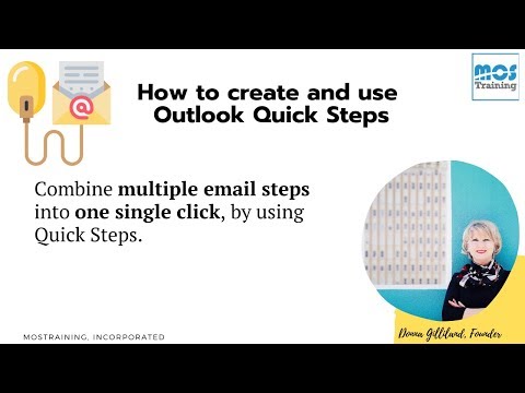 How to use Outlook Quick Steps