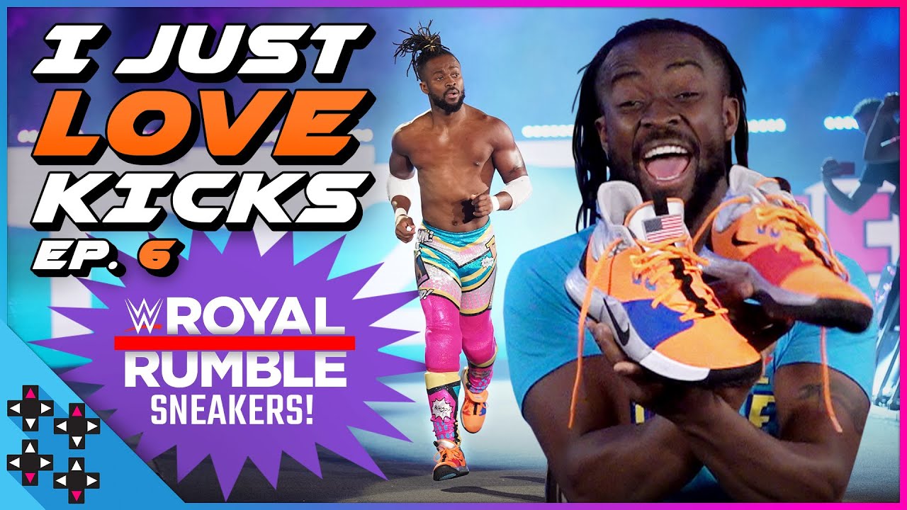 Kofi's ROYAL RUMBLE sneakers are OUT OF 