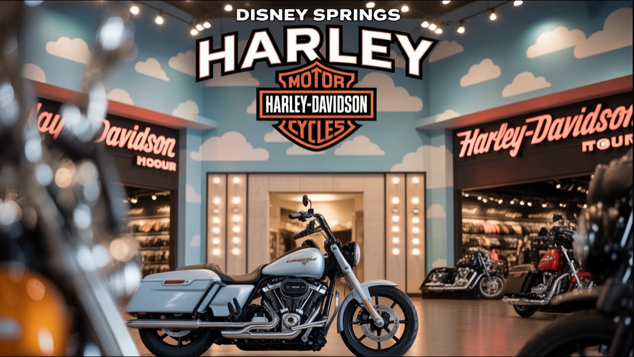 Inside HARLEY DAVIDSON 🏍️ Store Disney Springs Florida 2025