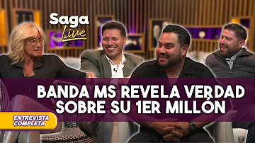 En exclusiva la BANDA MS  presenta nuevo éxito EL CANDIDATO, ¡A sacar el tequila! | Saga Live